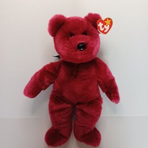TY Beany Bear Cranberry Plush 14"